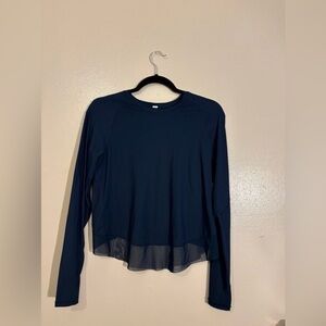 Lululemon Deep Blue Navy Long Sleeve